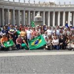 Grupo de peregrinos da Bahia participa do Angelus com o Papa Francisco