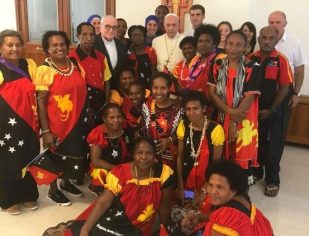 Papa recebe peregrinação de fiéis de Papua Nova Guiné